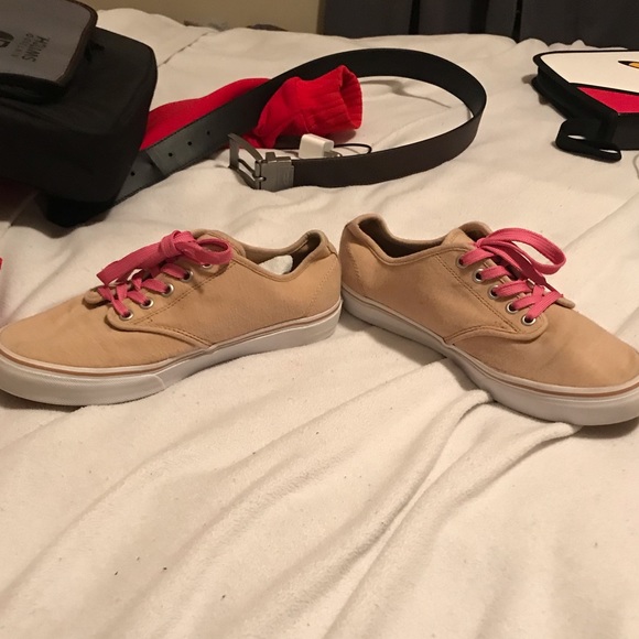 Like new Vans Tan Slip ons Womens 9 - Picture 3 of 5